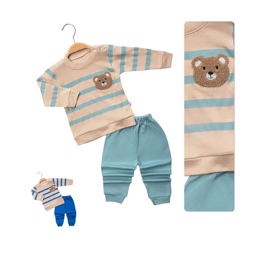 Bukse- og gensersett - Bamse, BlÄ