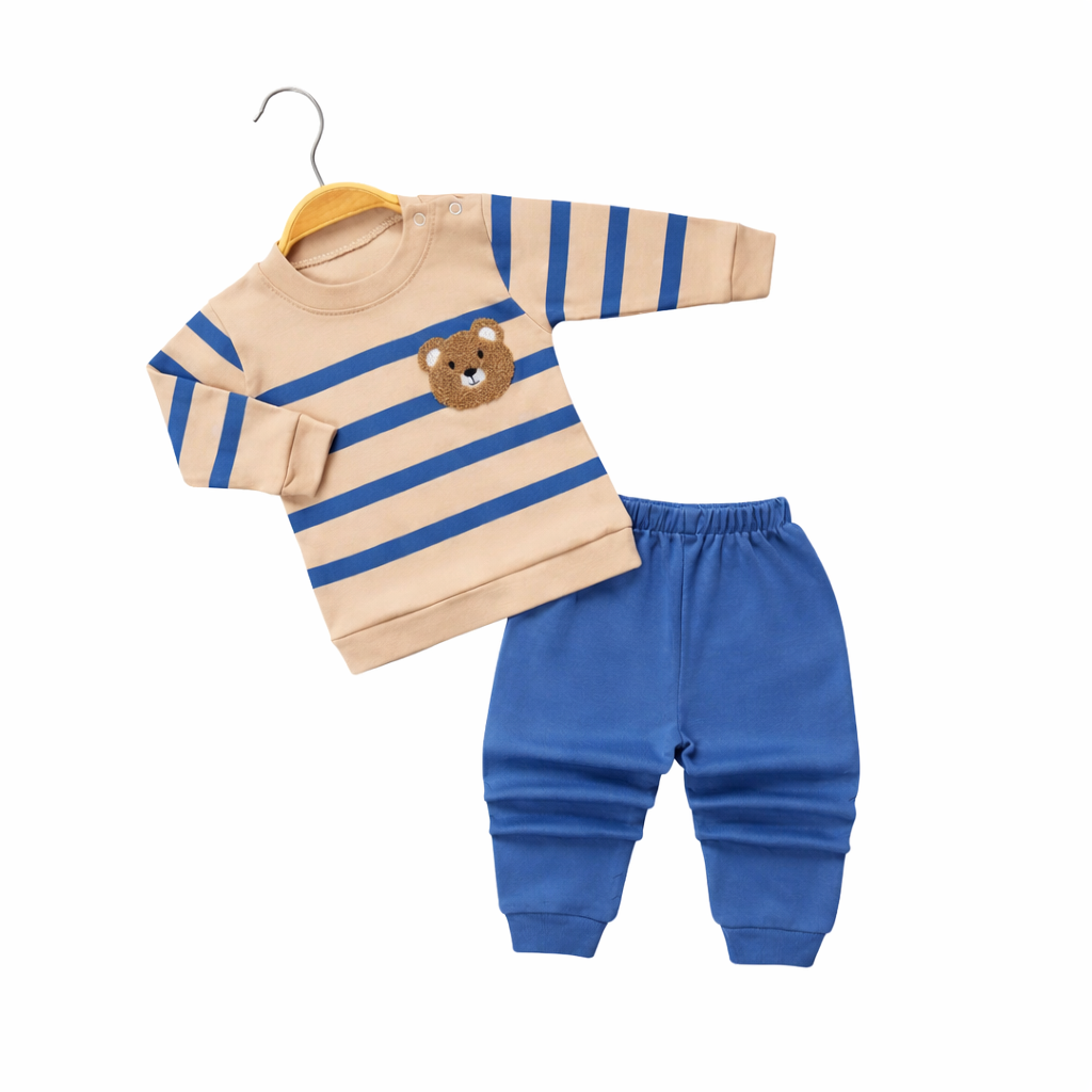 Bukse- og gensersett - Bamse, Blå