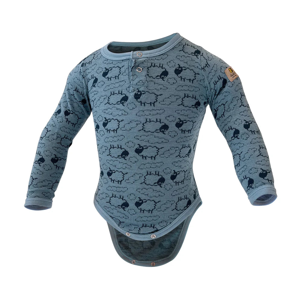 Janus Ullbody Jacquard - Babywool Blå