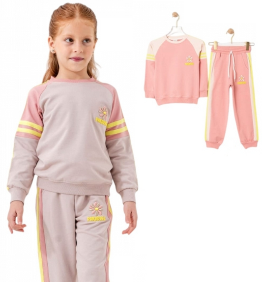 Bukse- og gensersett jente