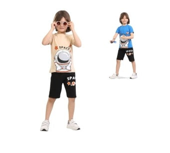 T-skjorte- og shortssett - Space