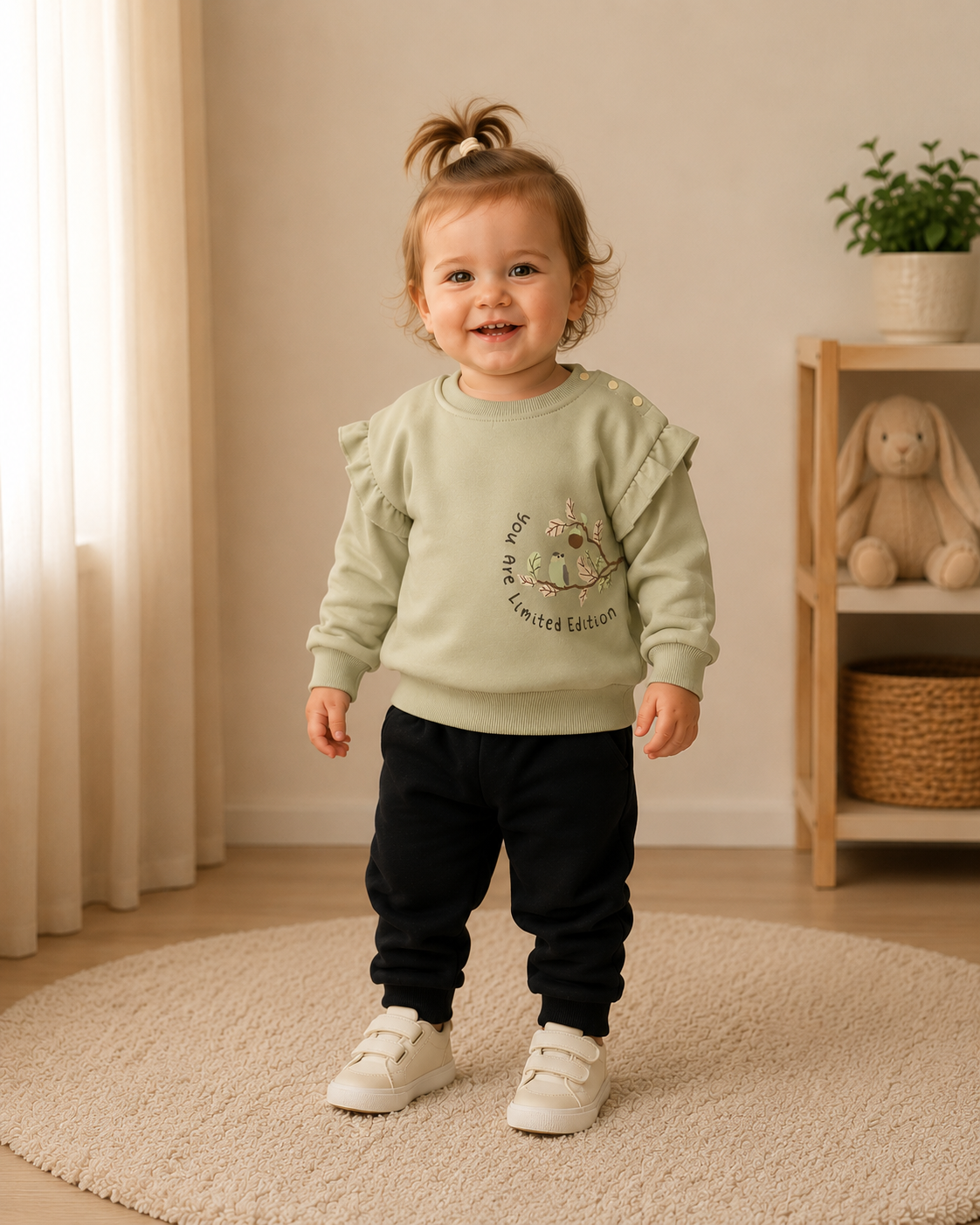 Barnesett med bukse og genser - Limited edition Mint
