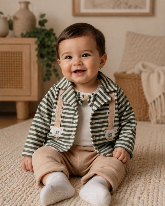 Dress sett til baby - Stripet